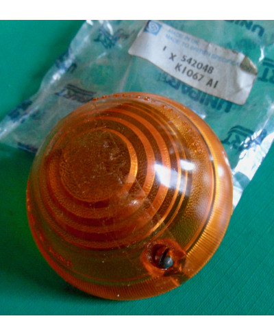 Indicator Flasher Lens WIPAC TYPE 843 Series 2a Suffix B on 542048