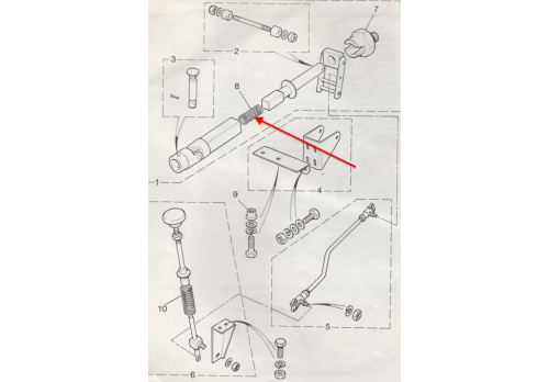 Aeroparts GLR101 Capstan Winch Driveshaft Spring RTC7007